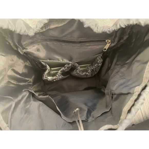 Eddie Bauer First Adventure Backpack Diaper Bag Bookbag Gray Black - Picture 12 of 14